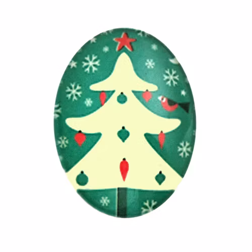 Julmotiv 67 Cabochon 18x13mm 1st