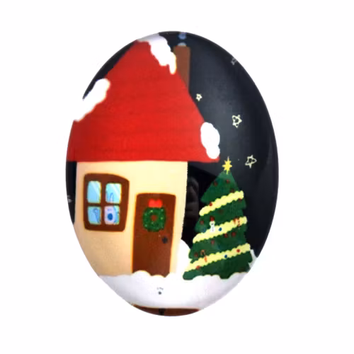 Julmotiv 68 Cabochon 18x13mm 1st