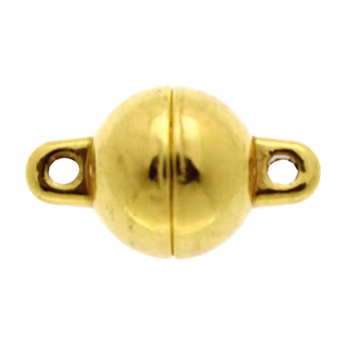 Magnetlås Slät Guldfärgat 8x13mm 1st