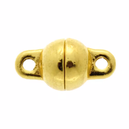 Magnetlås Slät Guldfärgat 6x11mm 2st