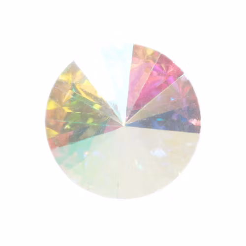 Crystal AB Kinesisk Rivoli 8mm 5st
