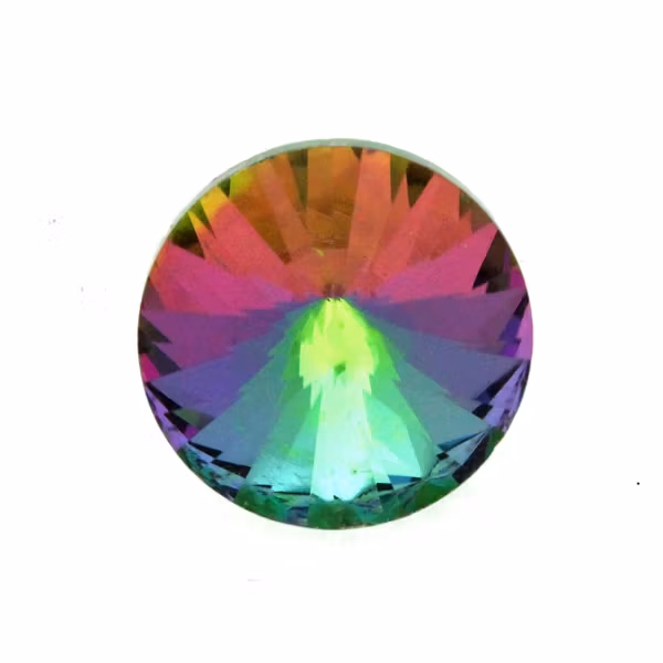 Rainbow Kinesisk Rivoli 8mm 5st