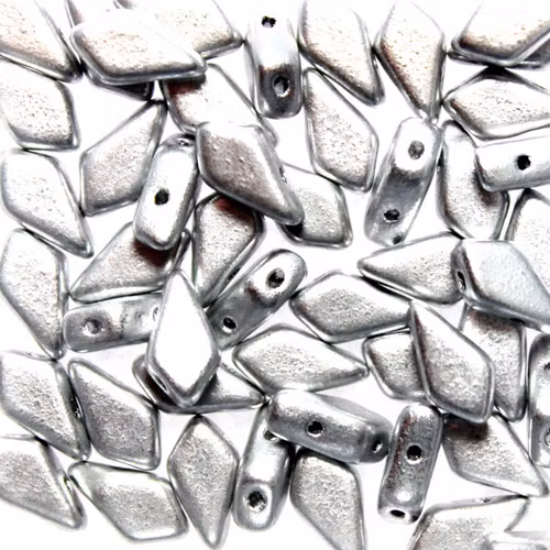 Aluminium Silver Kite Bead 10g