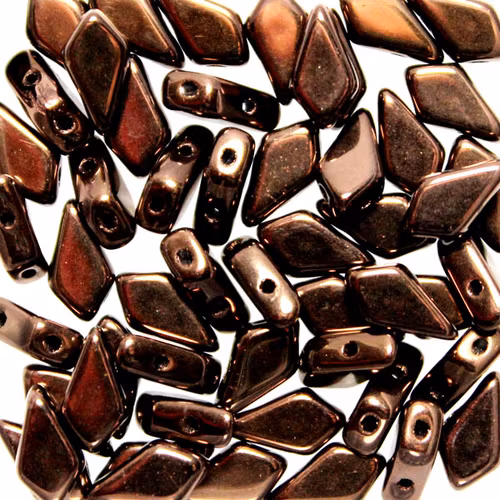 Jet Bronze Kite Bead 10g