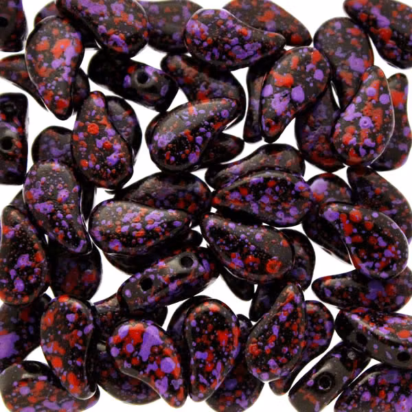 Jet Violet Red Confetti Paisley Duo 10g