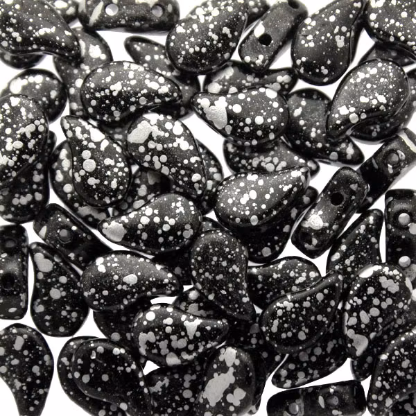 Jet Silver Splash Paisley Duo 10g