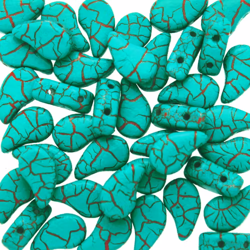 Ionic Turquoise Green/Brown Paisley Duo 10g