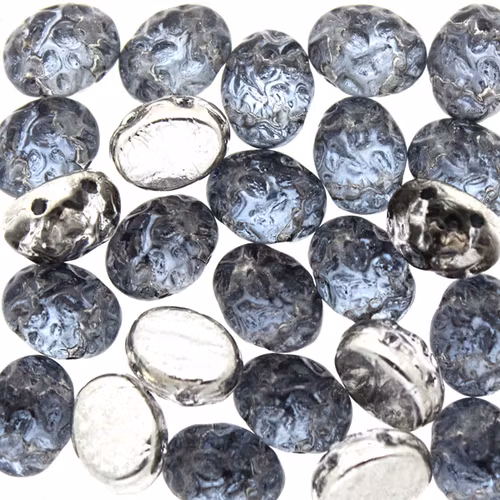 Backlit Periwinkle Baroque Oval 10g