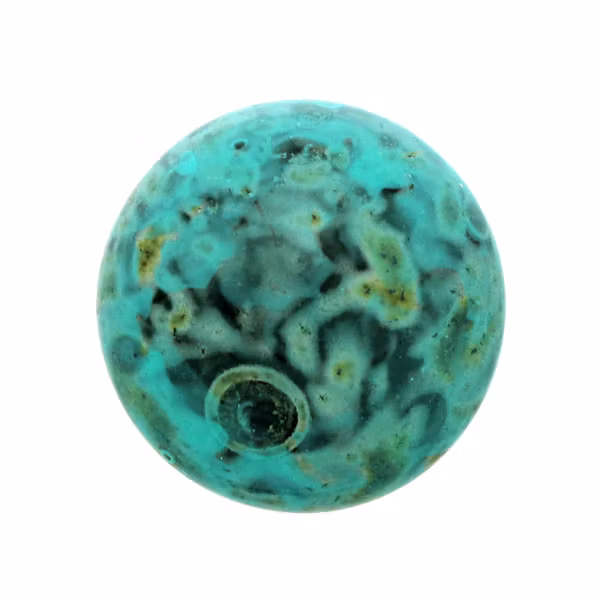 Black Stony Emerald Cabochon Par Puca 18mm 1st