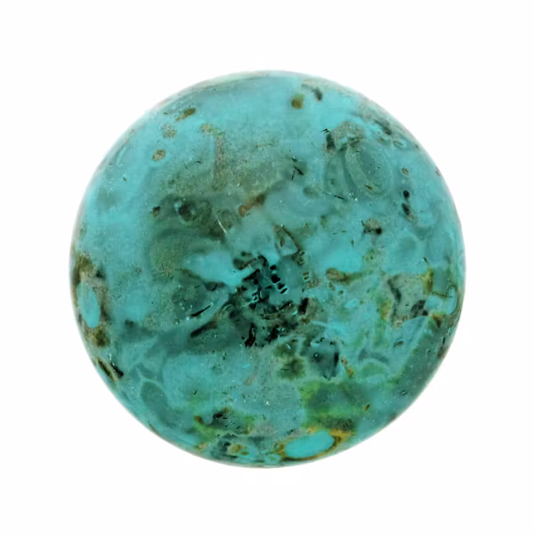 Black Stony Emerald Cabochon Par Puca 25mm 1st