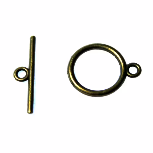 STORPACK Bronsfärgat Togglelås Slät 15mm 20set