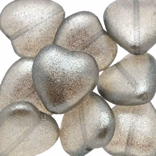 Candy Light Mint Hearts 15x16mm 5st