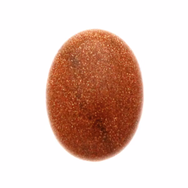 Röd Guldsten Oval Cabochon 18x13mm 1st