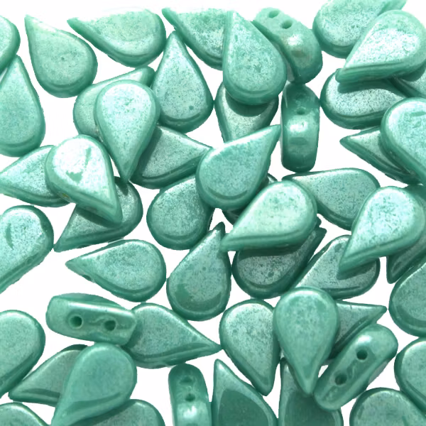 Opaque Green Turquoise Luster Amos 5g