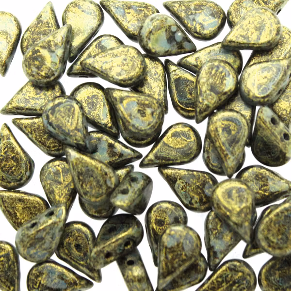 Metallic Mat Old Gold Spotted Amos 5g