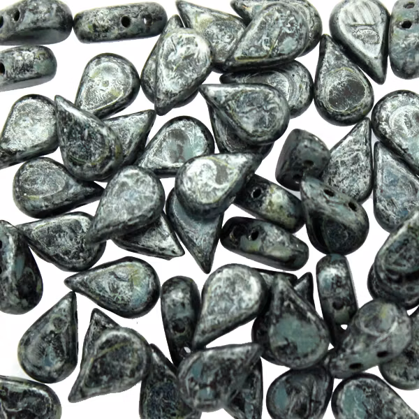 Metallic Mat Old Silver Spotted Amos 5g