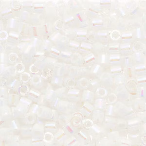 White Pearl AB DBL-0202 Delica 8/0 5g