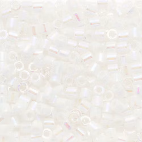 White Pearl AB DBL-0202 Delica 8/0 5g