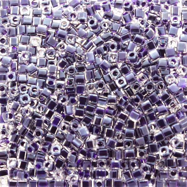 Grape Lined Crystal SB18-0223 Miyuki 1,8mm Cube 10g