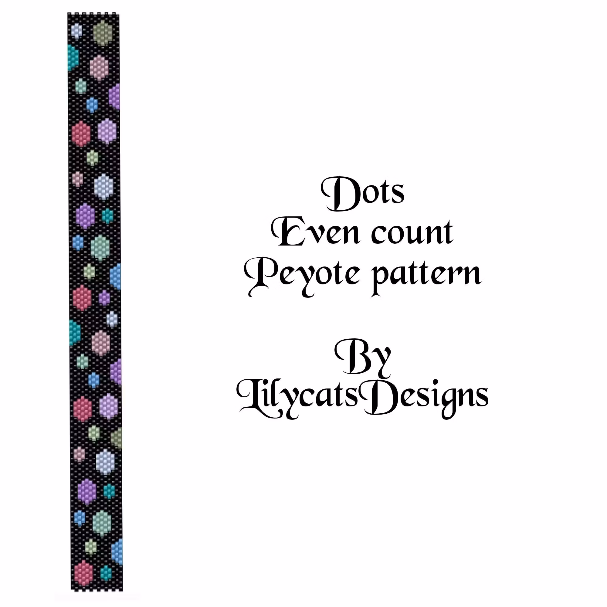 Dots Peyote Armband PDF