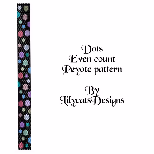 Dots Peyote Armband PDF