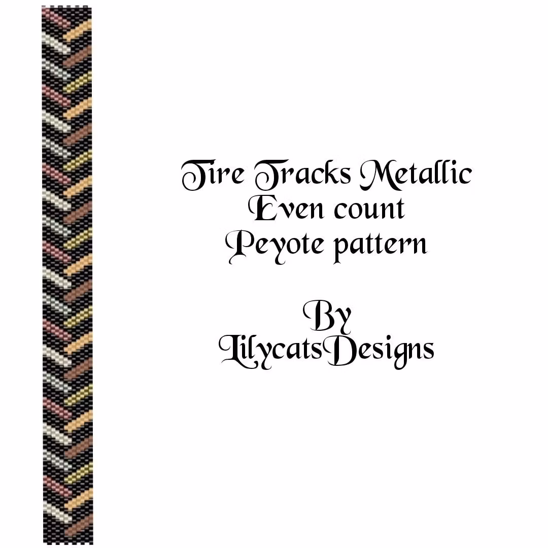 Tire Tracks Metallic Armband PDF