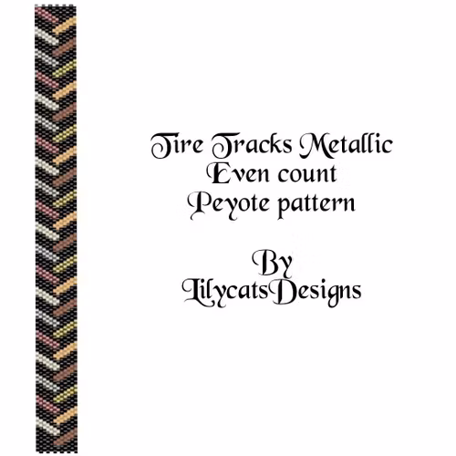 Tire Tracks Metallic Armband PDF