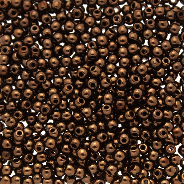 Jet Bronze Runda/Druks 2mm 100st
