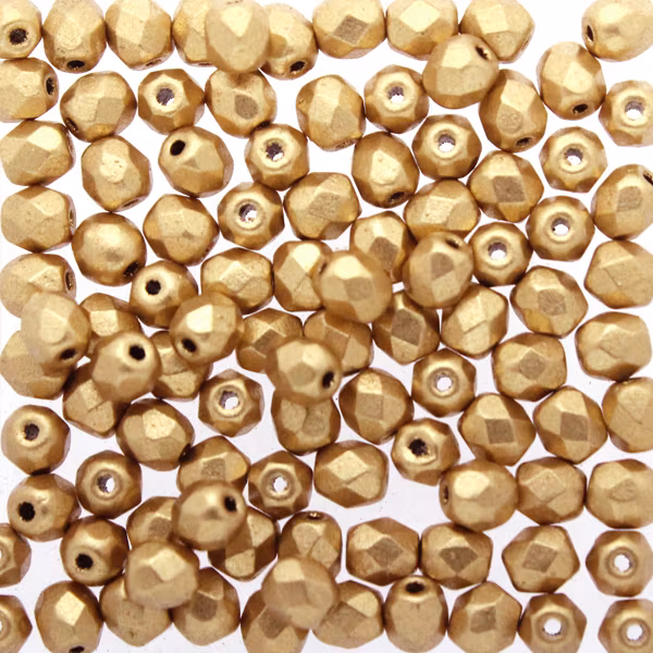 Aztec Gold Fire Polish 4mm 100st