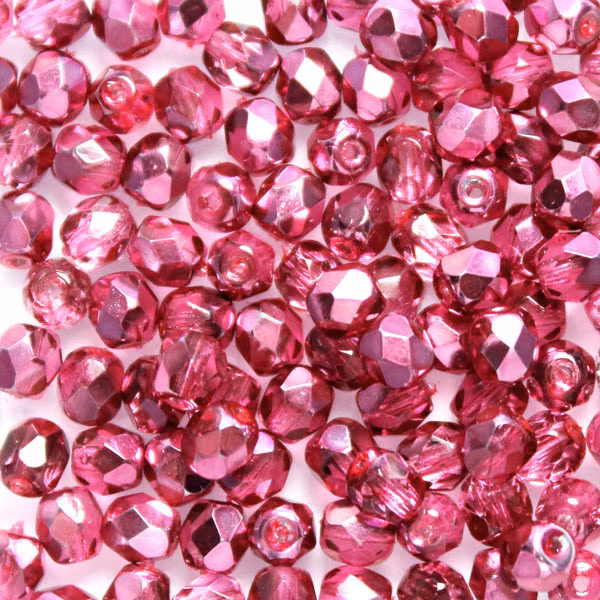 Rose Metallic Ice Fire Polish 4mm 100st