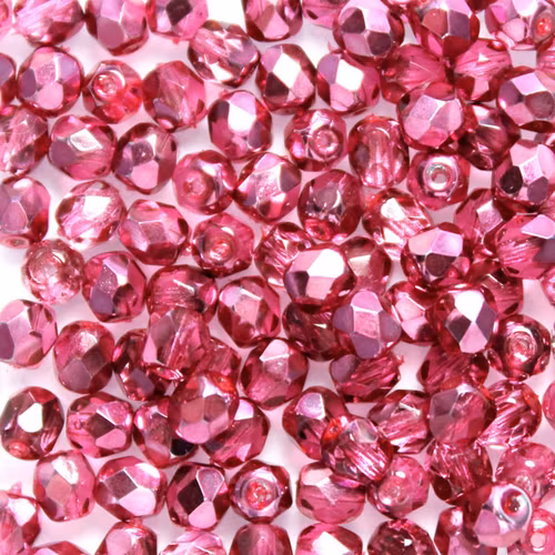 Rose Metallic Ice Fire Polish 4mm 100st