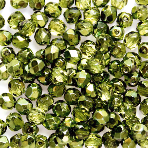 Olive Metallic Ice Fire Polish 3mm 100st