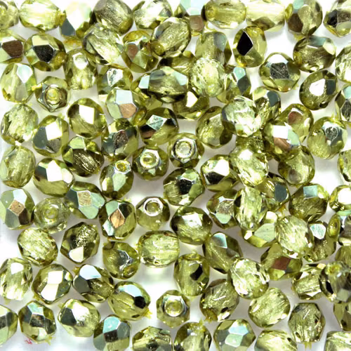 Lime Metallic Ice Fire Polish 4mm 100st