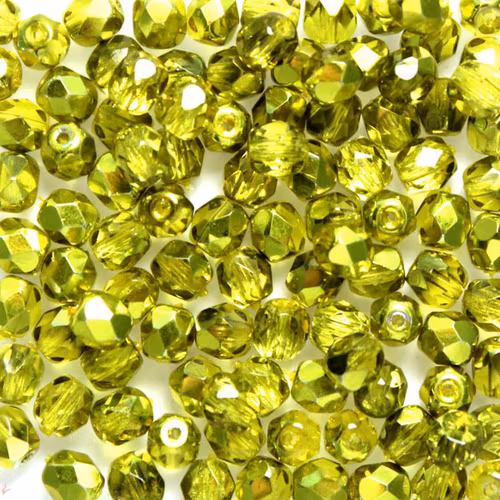 Citron Metallic Ice Fire Polish 3mm 100st