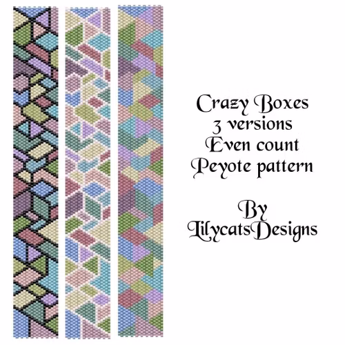 Crazy Boxes 3 versions Armband PDF