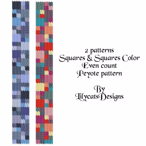 Squares & Squares Color Armband PDF