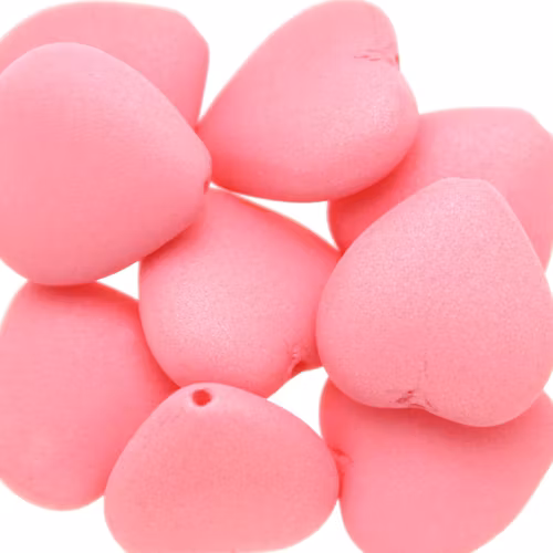 Vogue Mat Indian Rose Hearts 15x16mm 5st