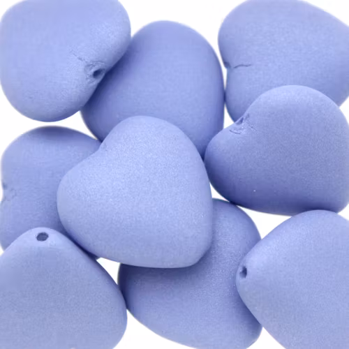 Vogue Mat Mauve Hearts 15x16mm 5st