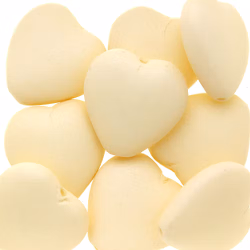 Vogue Mat Stone Hearts 15x16mm 5st