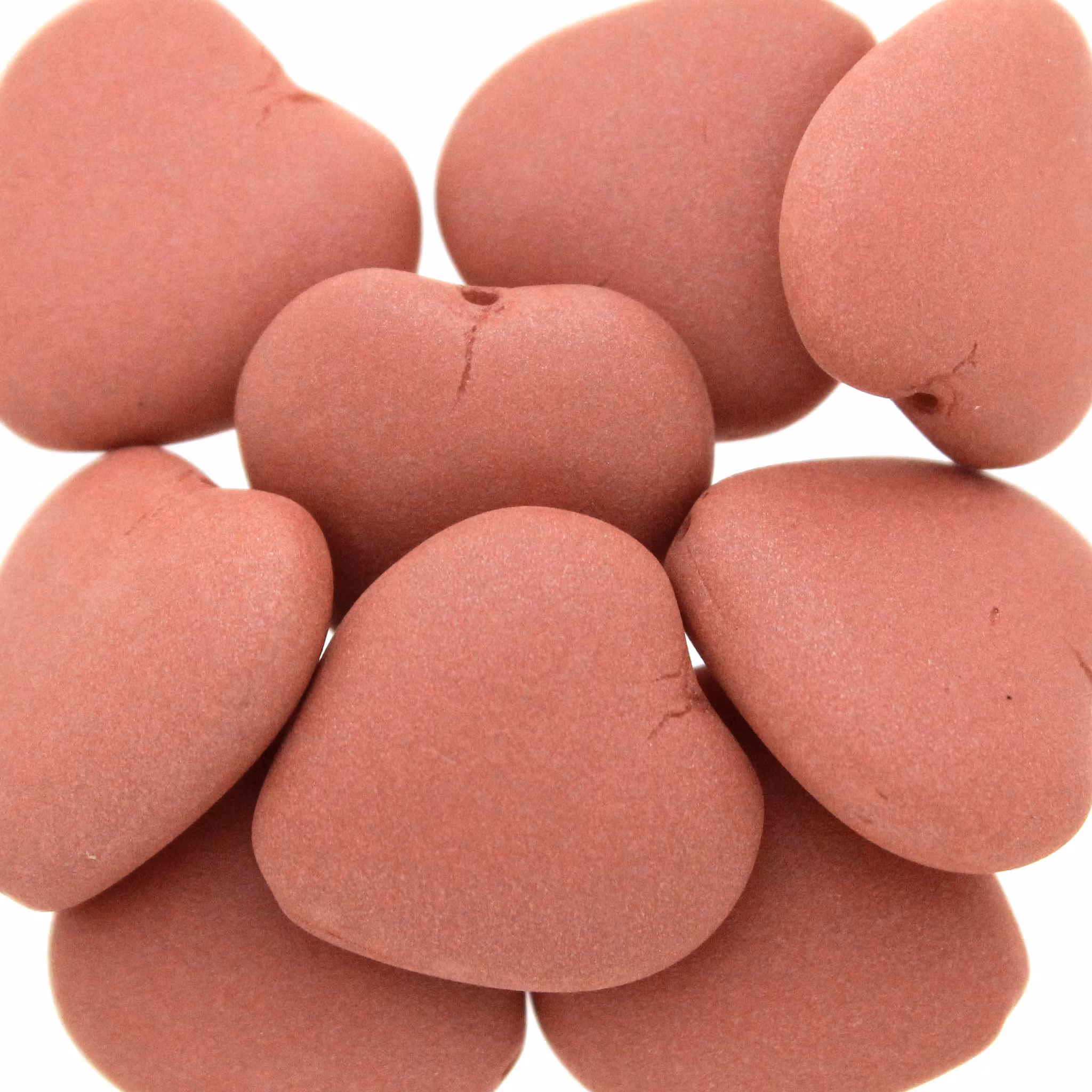Vogue Mat Terracotta Hearts 15x16mm 5st