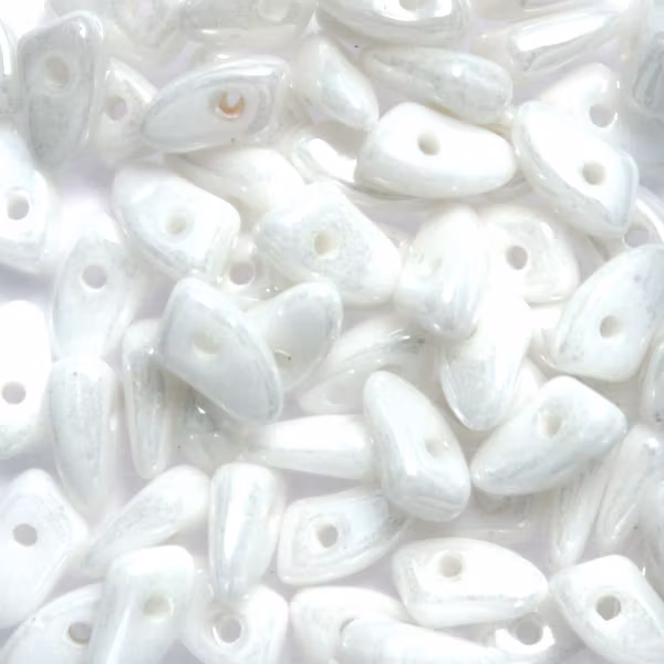 Opaque White Luster Prong 5g
