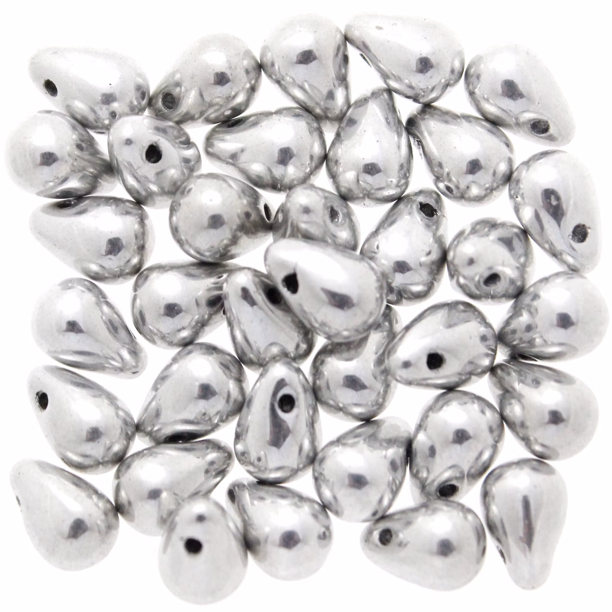 Crystal Labrador Full Side Drill Tear Drops 4x6mm 5g