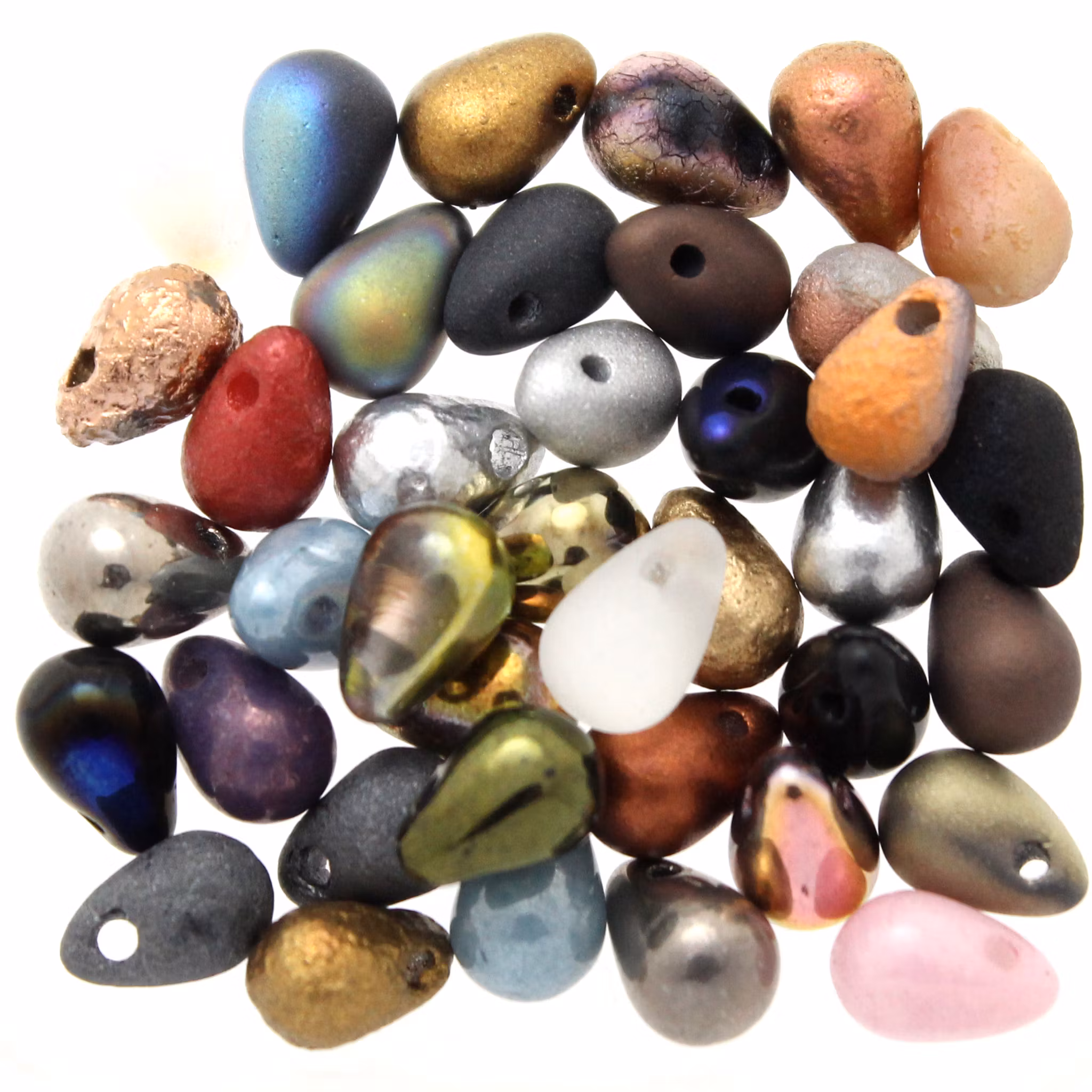 Mix Side Drill Tear Drops 4x6mm 5g