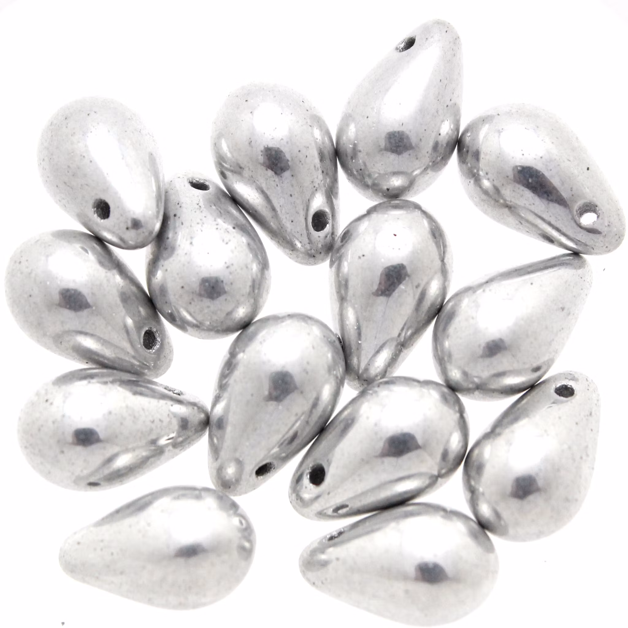 Crystal Labrador Full Side Drill Tear Drops 6x9mm 5g