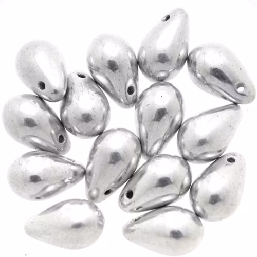 Crystal Labrador Full Side Drill Tear Drops 6x9mm 5g