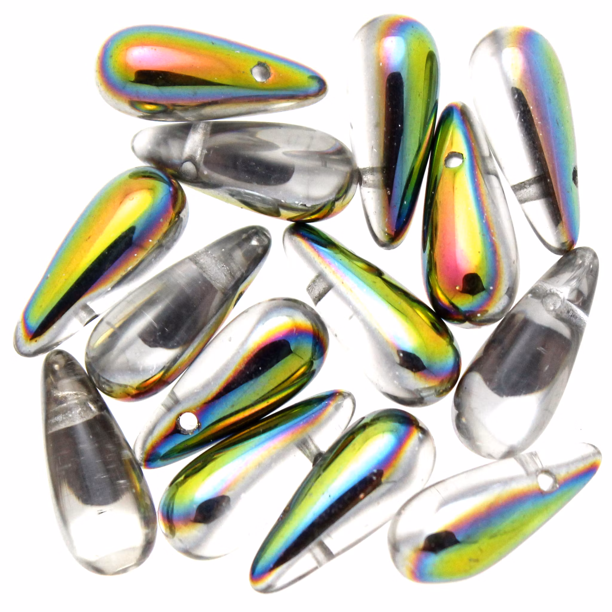 Crystal Vitrail Side Drill Drops 5x12mm 5g