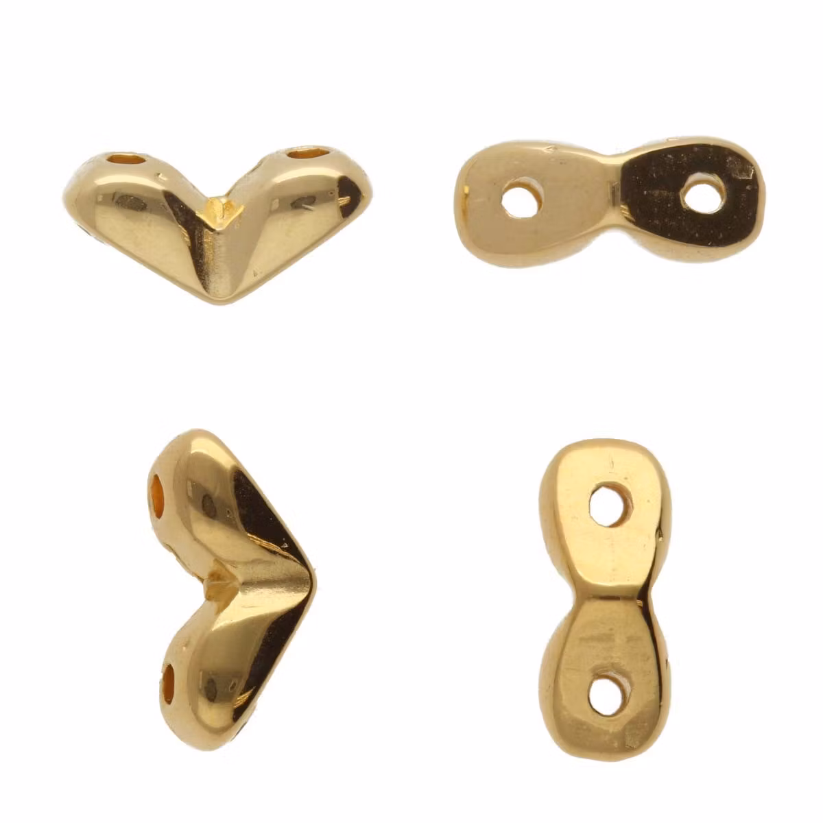 Cymbal Mitakas Guldpläterad 7,8x3,7mm 2st