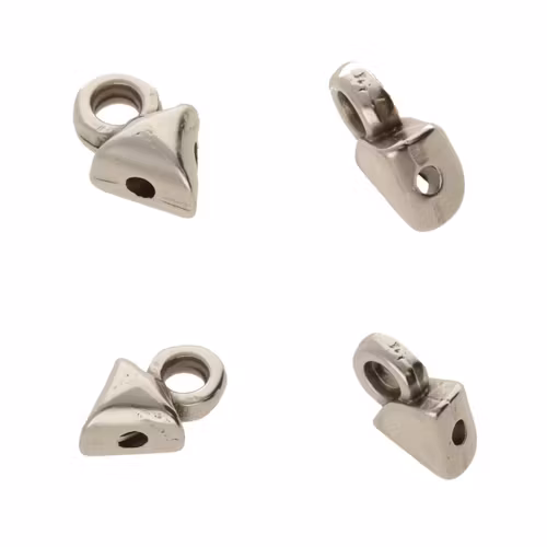 Cymbal Kleftiko Silverpläterad 4,7x7mm 2st