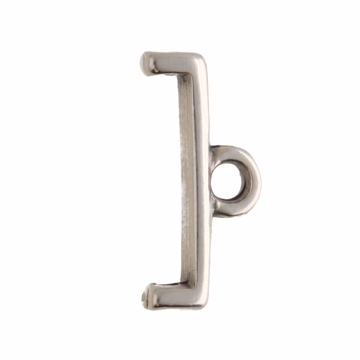 Silverpläterad Cymbal Topolia II 12,1x5,9mm 2st