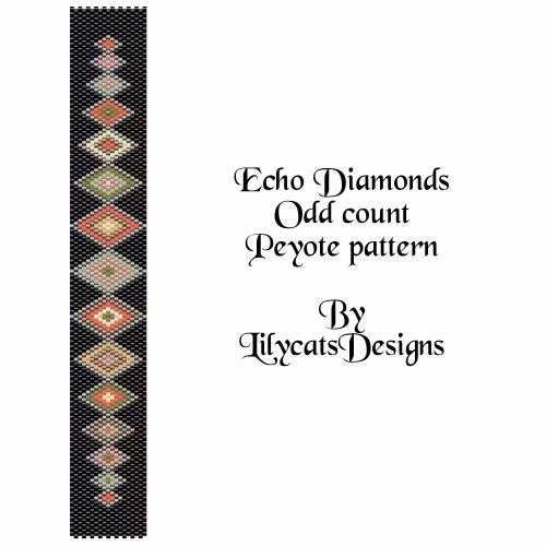 Echo Diamonds Peyote Armband PDF